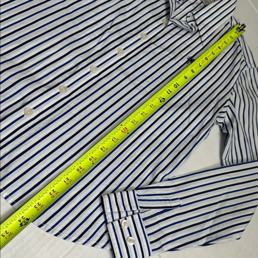 Lilly Pulitzer VINTAGE Striped Button Down Long Sleeve Size 2 Workwear Office - Picture 8 of 9